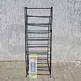 Полка для обуви металлическая (органайзер обувница) Amazing Shoe Rack,  30 пар - 10 полок Белая, фото 5