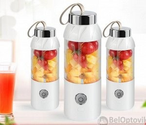 Блендер - шейкер (соковыжималка) портативный, переносной USB EveryDay Juicer Cup, 550 мл, 100W Белый корпус
