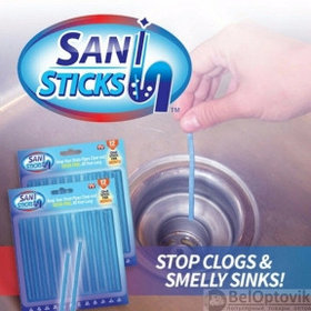 Палочки для очистки водосточных труб Sani Sticks 12 шт.