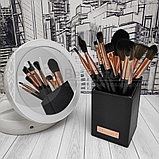 Набор кистей Premium класса с подставкой BH Signature Rose Gold  13 (кистей) Piece Brush Set Нежный мраморно -, фото 10