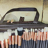 Сумка визажиста Zoeva Rose Golden Makeup Zoe Bag с набором кистей Black (25 кистей), фото 2
