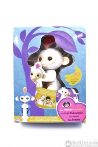 Обезьянка Fingerlings с подвижными глазами