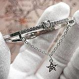 Комплект Pandora (Часы, кулон, браслет) Серебро с белым циферблатом, фото 9