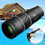 Монокуляр (монокль) Bushnell 16x52, 16 кратный зум, 8000 м, двойной фокус, фото 4