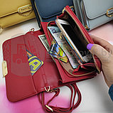 Женская сумочка - портмоне N8606 с плечевым ремнем Baellerry Young Will Show  Пудровая, фото 10