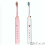 Электрическая зубная щётка Sonic toothbrush x-3  Белый корпус, фото 10