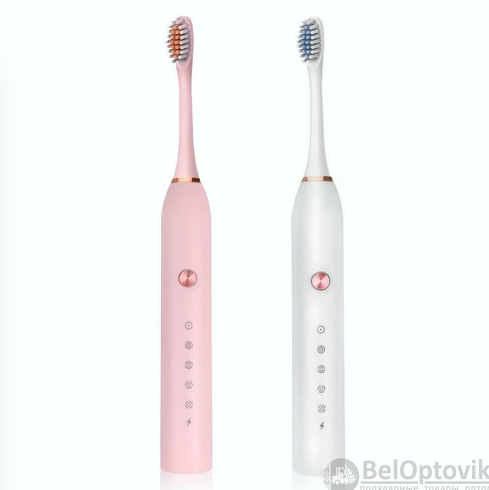 Электрическая зубная щётка Sonic toothbrush x-3 Белый корпус - фото 10 - id-p132027348