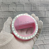 УЦЕНКА Кольцо для селфи (лампа подсветка) Selfie Ring Light RK-12, USB, 3 свет.режима Чёрное, фото 2