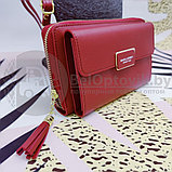 Портмоне Baellerry Show You N0101 (Кошелек-сумка женская) Ярко красное, фото 9