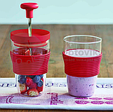 Кружка для смузи и коктейлей Fruits smoothie maker, 300 ml, фото 7