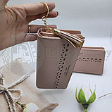 Женское портмоне Charm Fashion на кнопке С102-63 Нежно розовое, фото 10