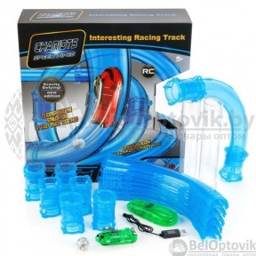 Гоночный трек в трубе Interesting Racing Track Chariots speed pipes TWHR-1 27 деталей