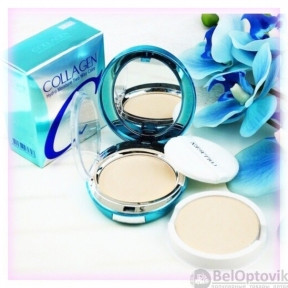 Увлажняющая пудра с коллагеном со сменным блоком Enough Collagen Hydro Moisture Two Way Cake SPF 25/PA Тон 21