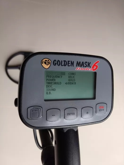 Металлоискатель Golden Mask 6 LITE (три частоты 5 кГц - 15 кГц - 30 кГц) - фото 5 - id-p184676972