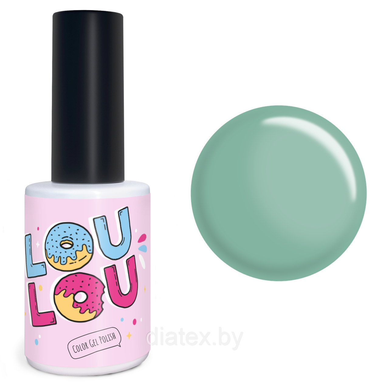 Гель-лак LOULOU № 313 (10мл.) mint smoothie