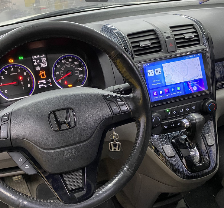 Штатная магнитола Parafar для Honda CR-V 3 2006-2011 на Android 11.0 +4g модем - фото 2 - id-p183393791