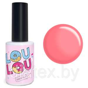 Гель-лак LOULOU № 711 (10мл.) розовый лососевый