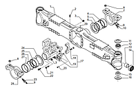 Задний мост Амкодор 527 CARRARO 370467 (26.28)