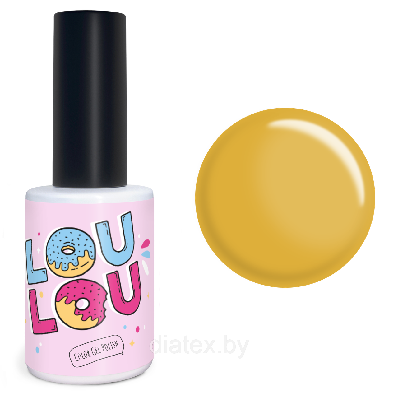 Гель-лак LOULOU № 253 (10мл.) желтая осень