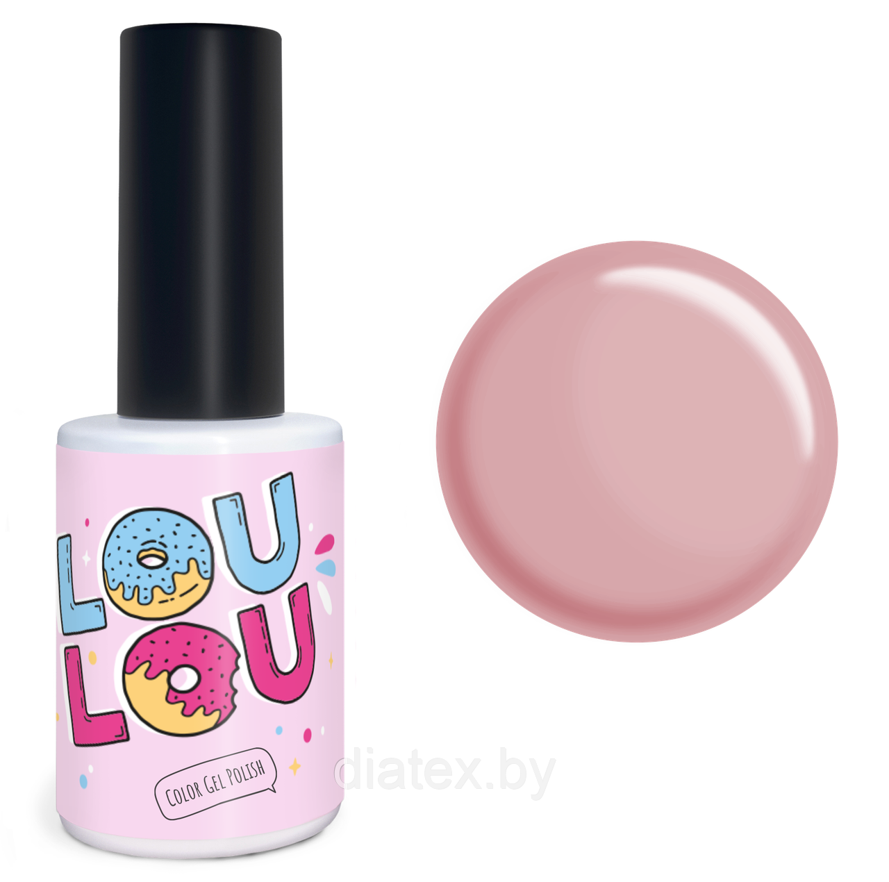 Гель-лак LOULOU № 918 (10мл.) розовый румянец нюд