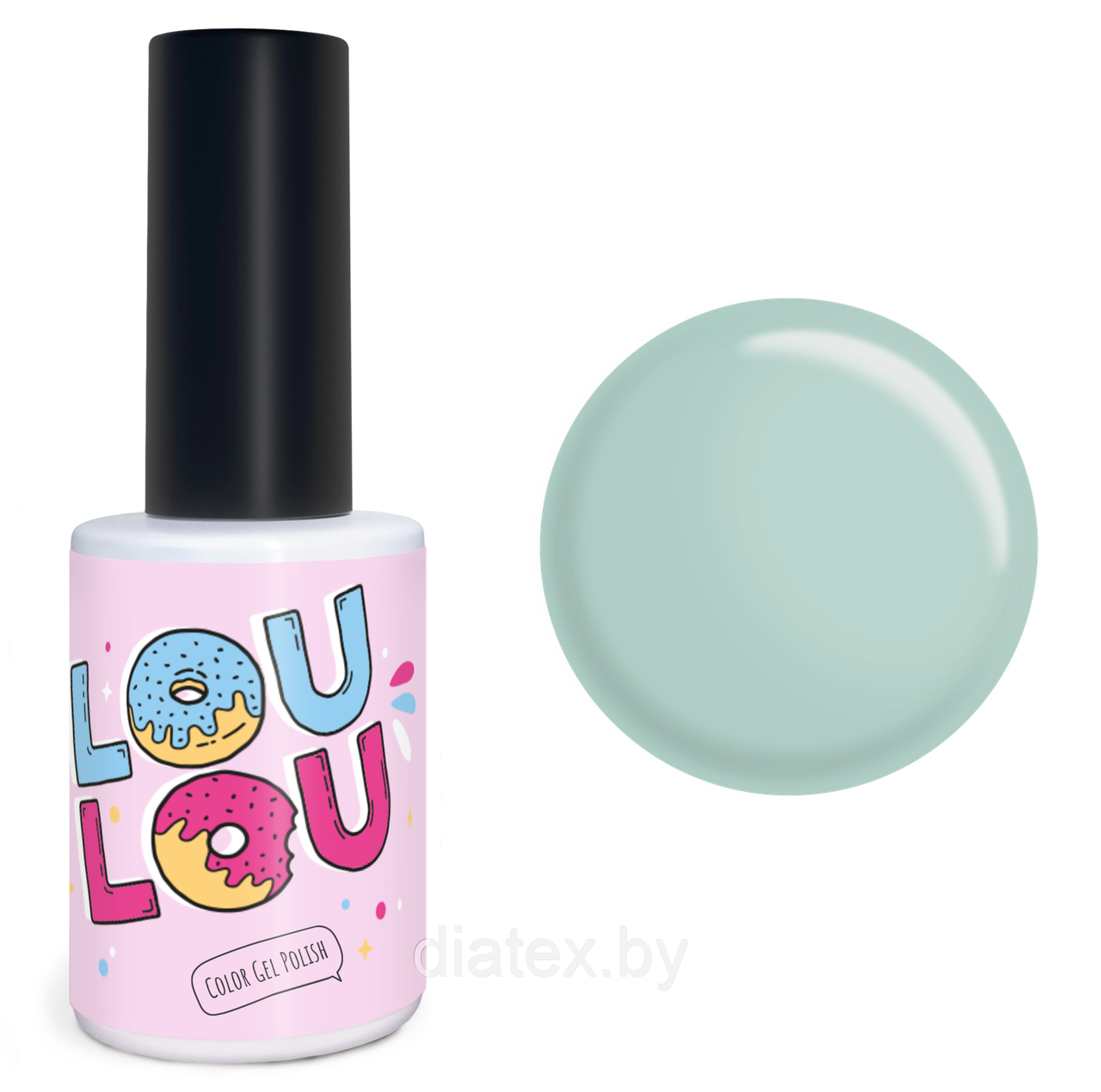 Гель-лак LOULOU № 403 (10мл.) голубой бирюза