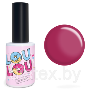 Гель-лак LOULOU № 716 (10мл.) малиновый телемагента