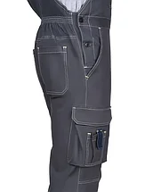 Полукомбинезон СИРИУС-ДЖЕТ т.серый с синим тк. мех. стрейч с ВО, фото 2