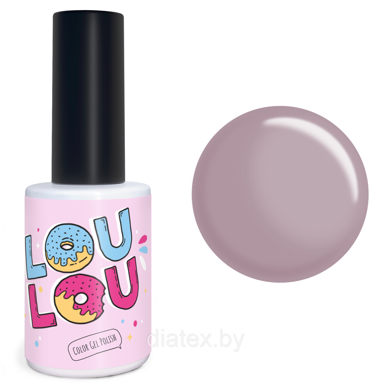 Гель-лак LOULOU № 609 (10мл.) розово-бежевый