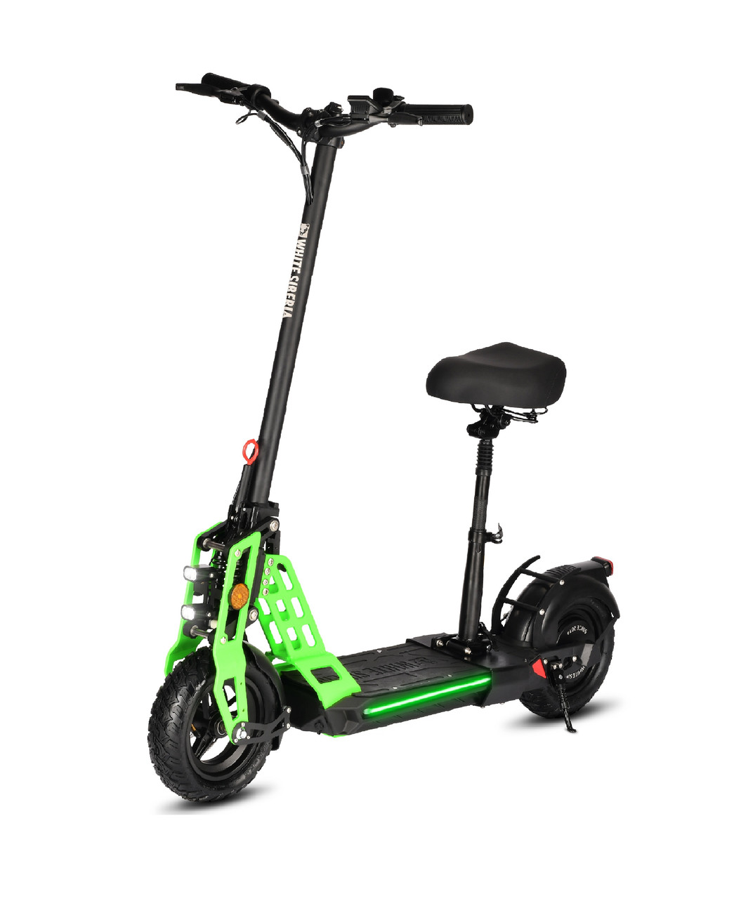 Электросамокат WHITE SIBERIA TAIGA 2 1000W 48v16ah Green UFO