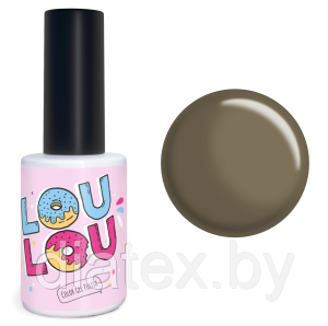 Гель-лак LOULOU № 804 (10мл.) коричневая мгла