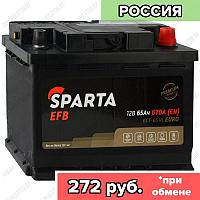 Аккумулятор AKOM Sparta EFB / 65Ah / 670А / Обратная полярность / 242 x 175 x 190