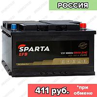 Аккумулятор AKOM Sparta EFB / 100Ah / 950А / Обратная полярность / 353 x 175 x 190