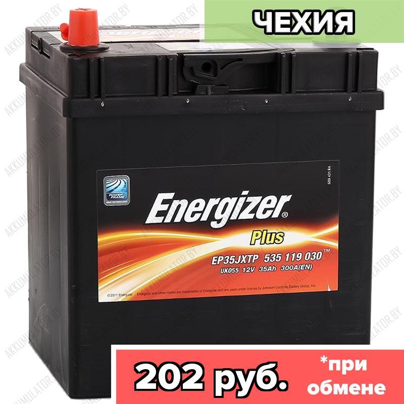 Аккумулятор Energizer Plus / [535 119 030] / EP35JXTP / 35Ah / 300А / Asia / Прямая полярность / 187 x 127 x