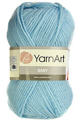 Пряжа Ярнарт Бейби (Yarnart Baby) цвет 215 голубой
