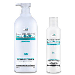 900 МЛ! Шампунь Lador с коллагеном и аргановым маслом Damaged Protector Acid Shampoo