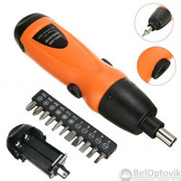 Электрическая отвертка на батарейках X-Power Cordless Screwdriver с набором бит KCS12A