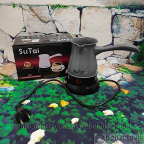 Кофеварка (турка) электрическая SuTai, 500мл Графит. Вкуснейший кофе дома - фото 1 - id-p184687438