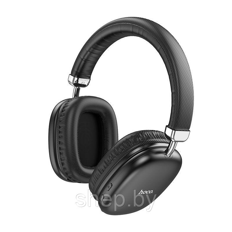 Беспроводные наушники Hoco W35 полноразмерные с микрофоном, цвет: черный,серебристый - фото 6 - id-p184694494