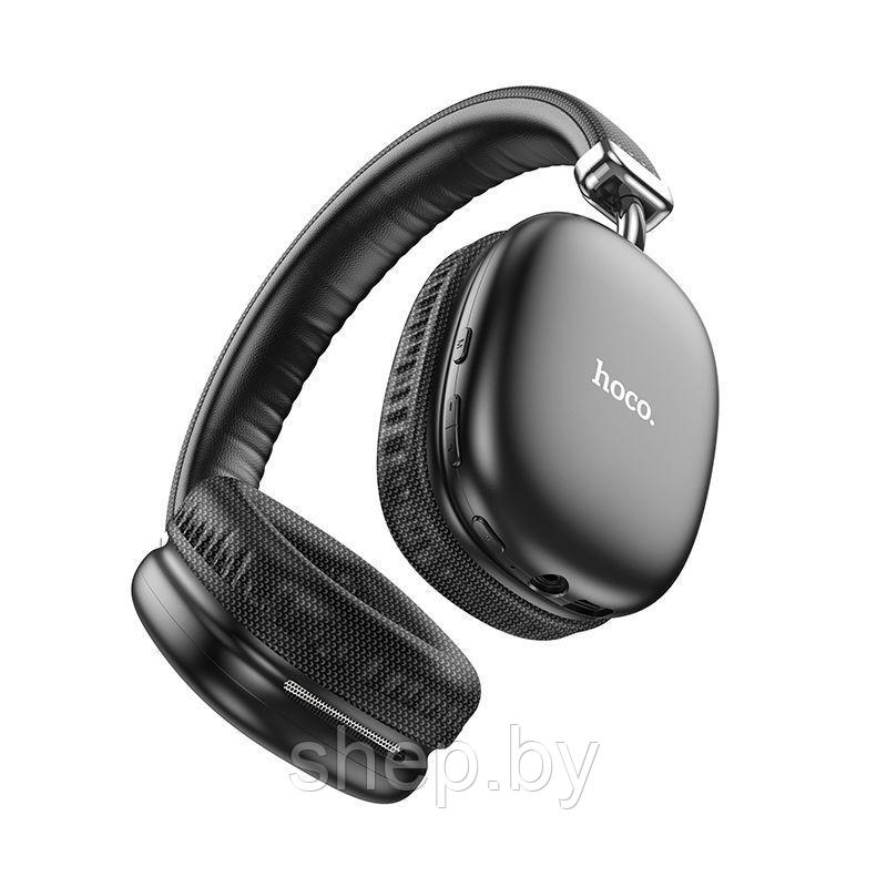 Беспроводные наушники Hoco W35 полноразмерные с микрофоном, цвет: черный,серебристый - фото 2 - id-p184694494