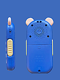 Детский музыкальный игровой развивающий телефон, обучающий телефончик для малышей МИШКА телефончик, фото 5