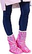 Чехлы грязезащитные для женской обуви - сапожки, размер M, цвет розовый, фото 4