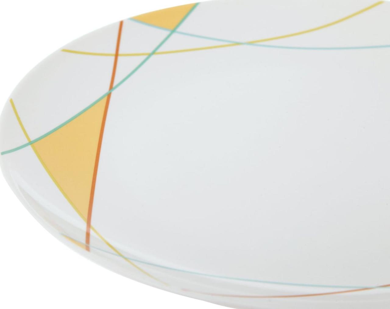 Тарелка десертная d20.3см, Lateen, фарфор, разноцветный - фото 2 - id-p168546833