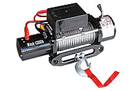 Лебёдка электрическая автомобильная12V Electric Winch 12000 lbs 5443 кг (чугунный клюз) 3051CH