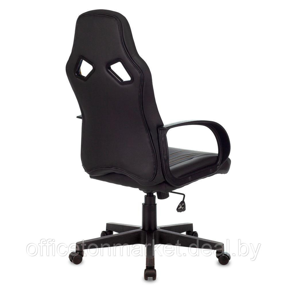 Кресло игровое "Zombie Runner", экокожа, пластик, черный, желтый - фото 3 - id-p179291173