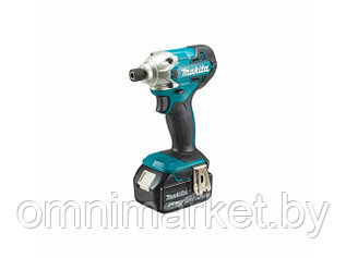 Аккум. шуруповерт MAKITA DTD 156 RFE в чем. (18.0 В, 2 акк., 3.0 А/ч Li-Ion, 1 скор., 155 Нм, шурупы до 13 мм)