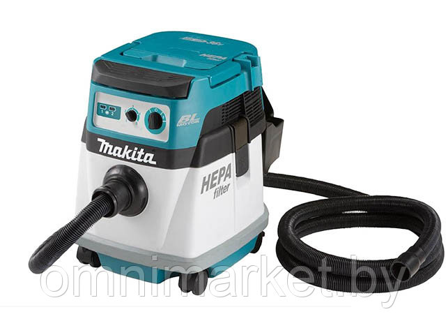 Аккум. пылесос MAKITA DVC 867 LZX 4 (2x18В, 2400 л/мин,110 мбар,8л,сух.,self-cleaning,HEPA,AWS) - фото 1 - id-p184707917