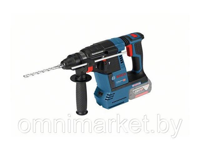 Аккум. перфоратор BOSCH GBH 18V-26 в кор. (18.0 В, БЕЗ АККУМУЛЯТОРА, 2.6 Дж, вес 2.7 кг,)