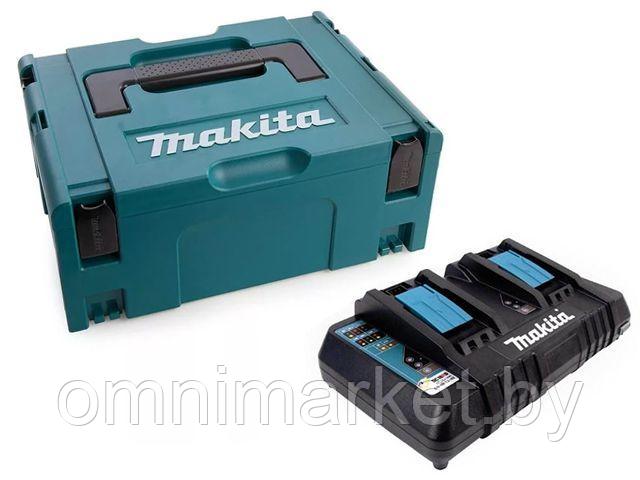 Зарядное устройство MAKITA DC 18 RD MAKPAC (14.4 - 18.0 В, 9.0 А, быстрая зарядка, 2 гнезда) - фото 1 - id-p184708074