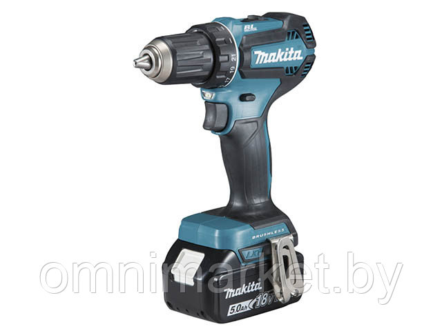 Аккум. дрель-шуруповерт MAKITA DDF 485 RF3J MAKPAC (18.0 В, 3 акк., 3.0 А/ч Li-Ion, 2 скор., 50 Нм, шурупы до