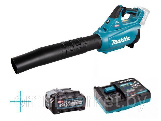 Аккум. воздуходувка MAKITA UB001GZ + АКЦИЯ ( 1 акк. BL4040, зар. устройство DC40RA) (40.0 В, 1 акк., Li-Ion,